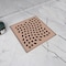 Unique 4'' Center Grid Shower Drain Rose Gold REJ-652 - alternate 4